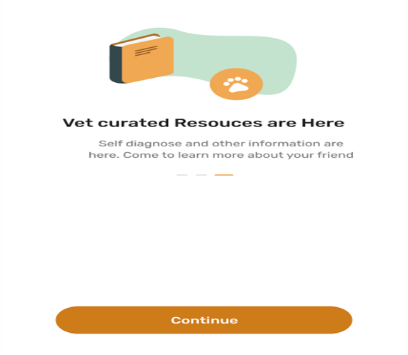 The diagnosis records of pets