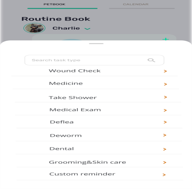 Indicates the tasks the user wants to undertake